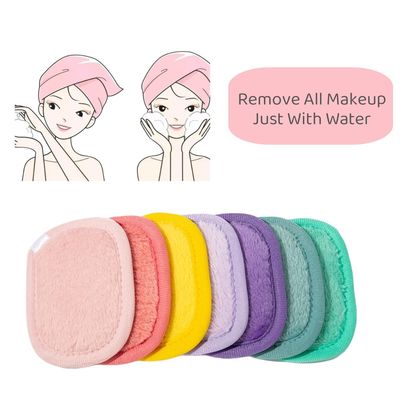 Custom Absorb Deeply Cleaning Fast Drying Face Cleansing Towel Microfiber Makeup Remover Pads