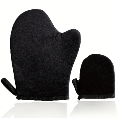 Self Tanning Mitt Applicator Kit with Self Tanning Glove, Face Tanning Mitt, Self Tan Back Applicator, Exfoliating Glove