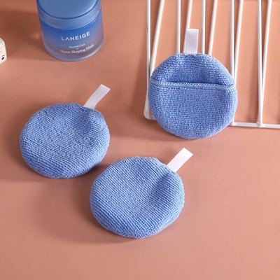 Four Layer Face Pads with Pocket White Reusable Microfiber Face Pads Eco-Conscious Makeup Remover Pads