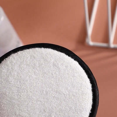 White Microfiber Face Rounds to Remove Mascara Foundation Lipstick and Eye Shadow Washable Round Beauty Cloths