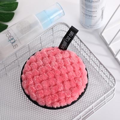 Makeup Remover Pads Reusable Rounds Soft Facial Cleaning Puffs Towels Double-Side Washable Make Up Removing Cloth Microfiber