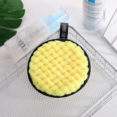 Makeup Remover Pads Reusable Rounds Soft Facial Cleaning Puffs Towels Double-Side Washable Make Up Removing Cloth Microfiber