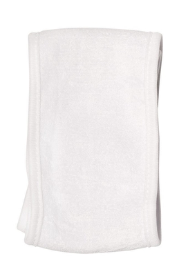 White Elastic Terry Cloth Spa Headband Washable Facial Band Makeup Wrap Headbands Fits All Head Sizes