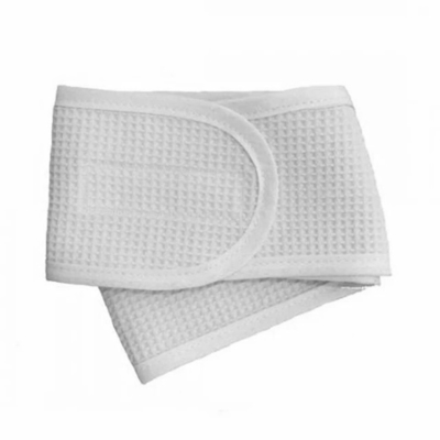 Custom high quality beauty salon headband cotton waffle weave spa makeup headband facial headband