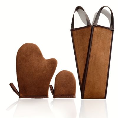 Selbstbräunende Mitt Applikator Kit mit Selbstbräunenden Handschuh, Gesicht Bräunenden Mitt, Selbstbräunenden Rücken Applikator, Peeling Handschuh