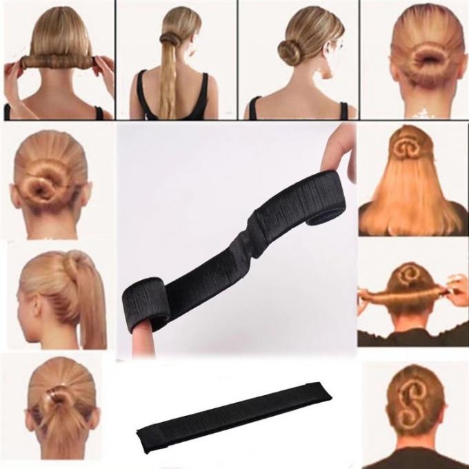 Neue Mode-Haar-Brötchen-Donut-Hersteller-Haar-Band-Zusätze für Frauen, Mädchen und Kinder